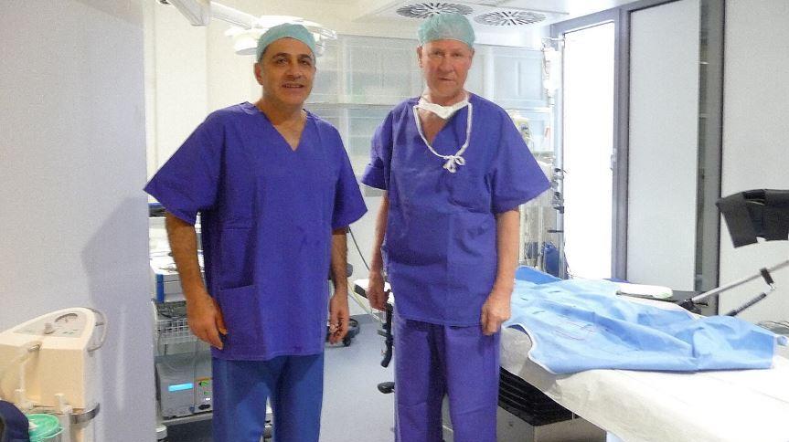 Dr. Alpaslan Caliskan with Prof. Dr. Klaus Goeschen - Dr. Alpaslan Caliskan Clinic