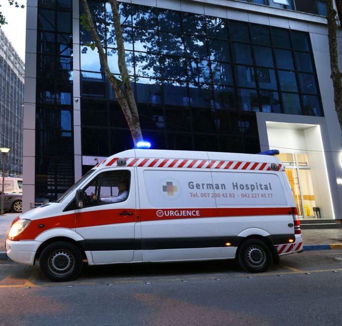 German Hospital Tirana Outside 4